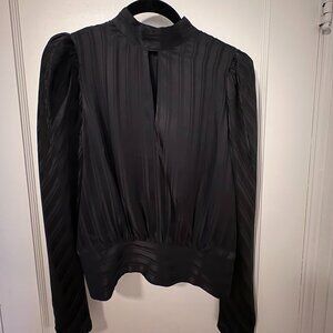 FRAME black blouse in size small